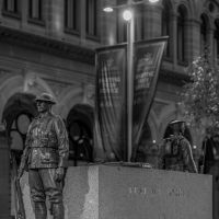 The Cenotaph at night