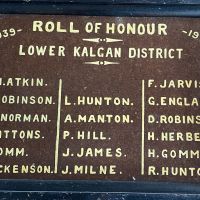 Lower Kalgan Hall - Honour Board WW2