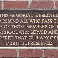 Memorial Steps Plaque