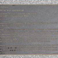 The dedication plaque