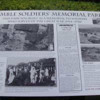Plaque gives history of Pymble Soldiers Memorial Park