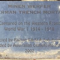 German Trench Mortar