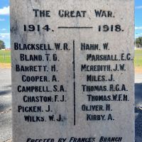 Frances War Memorial