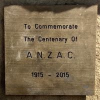 Centenary of ANZAC Memorial Plaque
