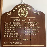 Don Memorial Hall WW1 & WW2
