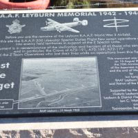 RAAF Leyburn Airfield Monument Plaque