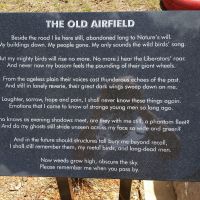 RAAF Leyburn Airfield Monument Old Airfield Poem Plaque 