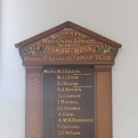 Rupanyup Masonic Lodge Honor Roll