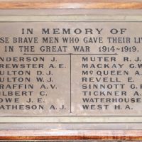 Rupanyup Memorial Hall Honour Roll