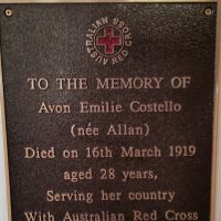 Karara & District Avon Costello Memorial Plaque located in the Karara Hall