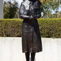 The statue of Vivian Statham, nee Bullwinkel