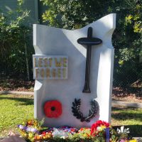 Tennyson RSL Memorial Park - Park Monument - ANZAC Day 2018
