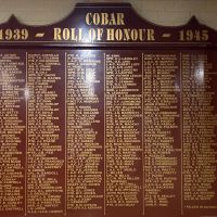 Cobar World War II Roll of Honour Located Within the Cobar Memorial Services Club