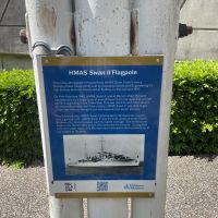 HMAS Swan (II) Flagpole 