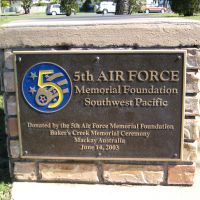 Bakers Creek Air Crash Memorial USAAF 5th Air Force Monument