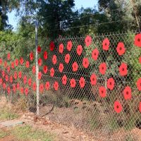 Cobar Memorial Poppy Fence