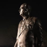 The statue, Remembrance Day eve, 2018