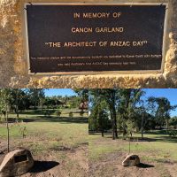 Images of the Canon Garland Memorial Tree, recorded on 24 July 2020.