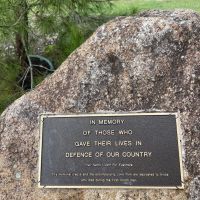 Lone Pine Anzac Park Plaque