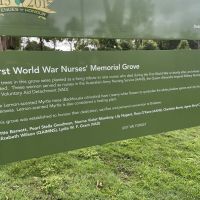 WWI Nurses' Grove