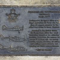 The plaque commemorating Forward Air Controllers in Vietnam