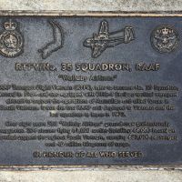 The plaque commemorating RAAF Transport Flight Vietnam / 35 Squadron RAAF