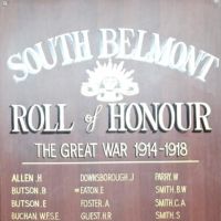 Ascot South Belmont Great War Roll of Honour