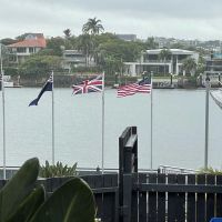 Flags at full Mast