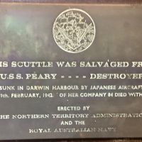 USS Peary Plaque