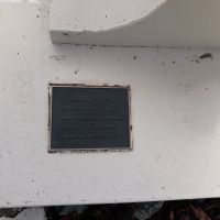 Linville Memorial Dedication Plaque reads "Designed by Tom Cross, Soldier, Artist and Pioneer, Funded by Public Contribution, And Built by Volunteers, Opened in the early 1920's"