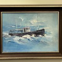 Exhibit with in SW Gallery painting Krait