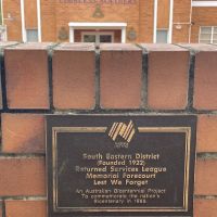 Footpath Plaque of the Forecourt