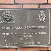 Forecourt Plaque of Remembrance 1995 inside wall