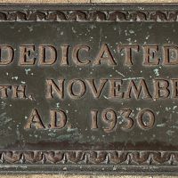 Dedication Plaque