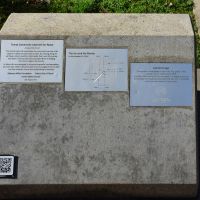 The first interpretive panels of the labyrinth