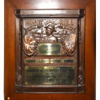 The plaque commemorating the 9th Light Horse Squadron, located in the Cowra and District Historical Museum
