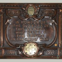 The Chiverton Public School Honour Roll, located in the Cowra and District Historical Museum