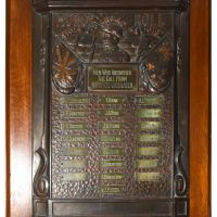 The Wattamondara First World War Honour Roll, located in the Cowra and District Historical Museum