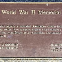  WWII Memorial Plaque