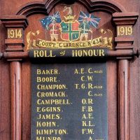 Court Clarence No 434 Roll of Honour 