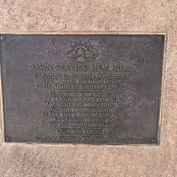 Detail of plaque, Dawn Service Memorial Stone