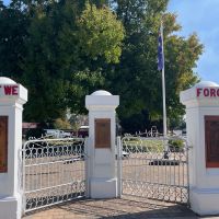The Gates are a symbolic entrance only