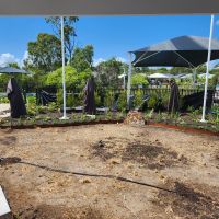 February 2025 saw the main garden preparation taking place 