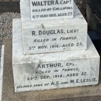 Sons who died in the service of their country and buried overseas