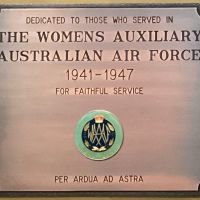 WAAAF Plaque