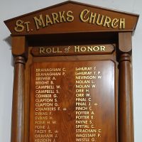 St Marks Anglican Church Golden Square Roll of Honor