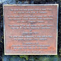 Tea Gardens World War I Lone Pine Memorial Tree Interpretative Plaque