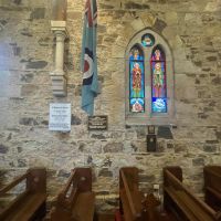Plaque placement in St Mary's Church
