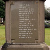 Grafton War Memorial Column Roll of Honour