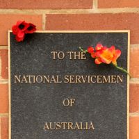 Grafton War Memorial Gardens National Servicemen of Australia Commemorative Plaque